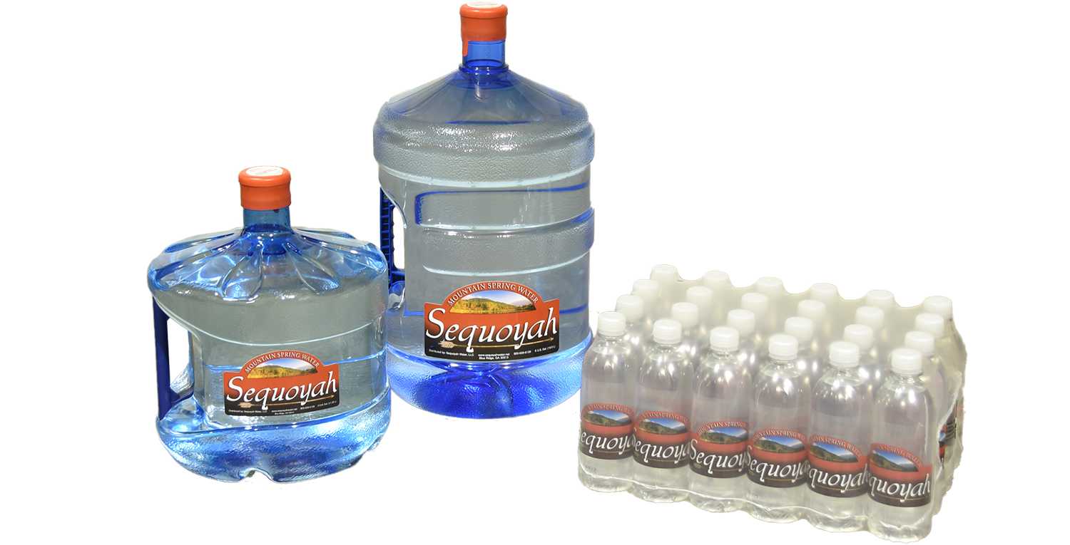 bottled spring water